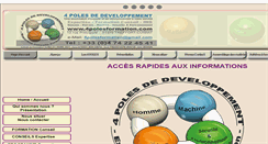 Desktop Screenshot of 4polesformation.com